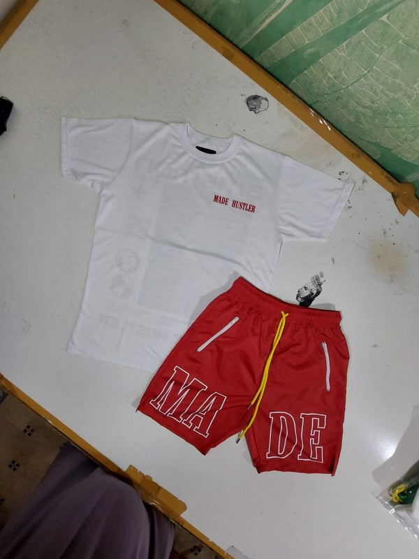 Made Hustler Short Set Red